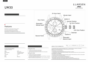 Handleiding Lars Larsen 133CBBS MIKKEL Horloge