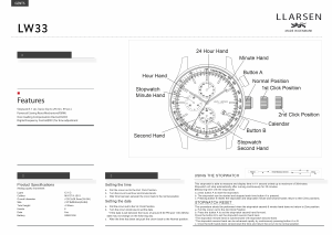 Manual Lars Larsen 133SBBN MIKKEL Watch