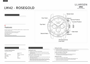 Manual Lars Larsen 142SWRWL FREJA Watch