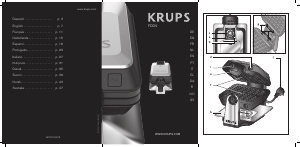 Brugsanvisning Krups FDD95D10 Professional Vaffeljern