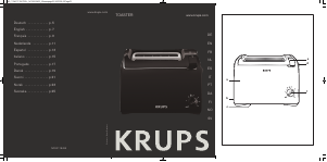 Handleiding Krups KH151810 ProAroma Broodrooster