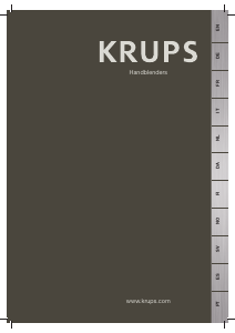 Manual de uso Krups HZ200110 Perfext Mix 5000 Batidora de mano