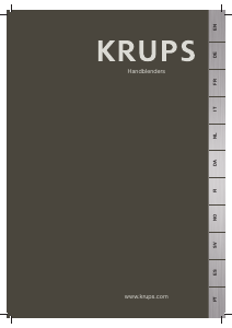 Mode d’emploi Krups HZ203110 Perfext Mix 5000 Plus Mixeur plongeant