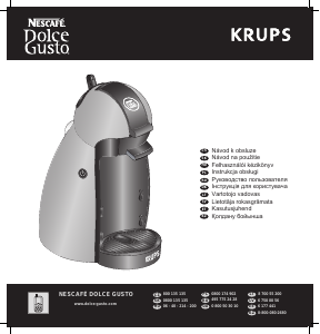 Kasutusjuhend Krups KP100610 Nescafe Dolce Gusto Espressomasin