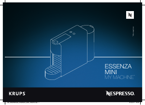Használati útmutató Krups XN111B40 Nespresso Essenza Mini Presszógép
