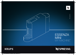 Instrukcja Krups XN111840 Nespresso Essenza Mini Ekspres do espresso