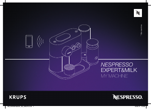 Manual Krups XN601840 Nespresso Expert&Milk Espresso Machine