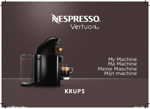 Handleiding Krups XN900810 Nespresso Vertuo Plus Espresso-apparaat