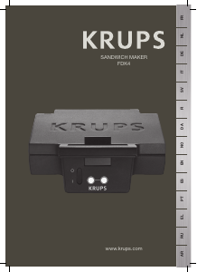 Brugsanvisning Krups FDK452 Kontaktgrill