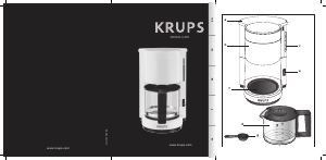 Manual Krups F1830110 AromaCafe 5 Coffee Machine