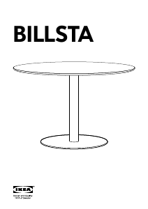 Manual IKEA BILLSTA Dining Table