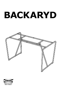 Посібник IKEA RYDEBACK Обідній стіл