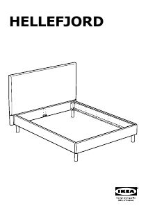 Kasutusjuhend IKEA HELLEFJORD Voodiraam