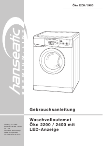 Bedienungsanleitung Hanseatic Oko 2400 Waschmaschine