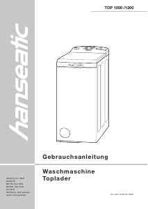 Bedienungsanleitung Hanseatic TOP 1200 Waschmaschine