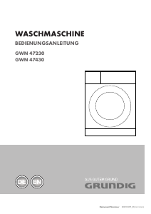 Bedienungsanleitung Grundig GWN 47230 Waschmaschine