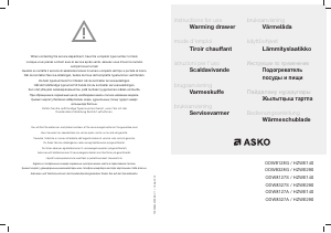 Manuale Asko ODW8327S Cassetto scaldavivande