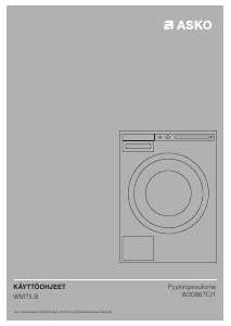 Käyttöohje Asko W20867C.W Pesukone