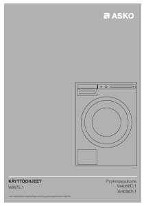 Käyttöohje Asko W4096P.W Pesukone