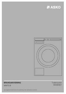 Bruksanvisning Asko W20848.W Tvättmaskin