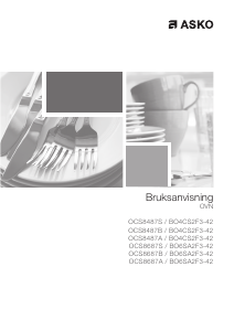 Bruksanvisning Asko OCS8687B Ovn