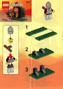 Handleiding Lego set 1624 Castle Boogschutter
