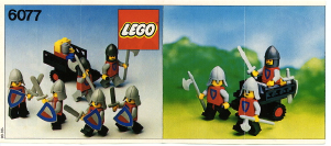 Bedienungsanleitung Lego set 6077 Castle Ritter