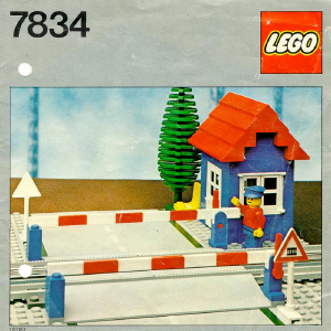 Bruksanvisning Lego set 7834 Trains Järnvägskorsning