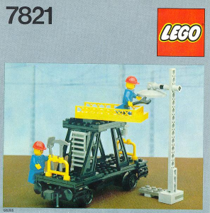 Handleiding Lego set 7821 Trains Onderhoudswagon