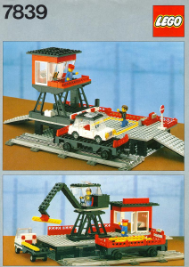 Bedienungsanleitung Lego set 7839 Trains Auto Verladestation