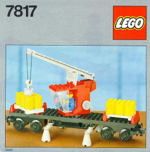 Handleiding Lego set 7817 Trains Kraanwagon