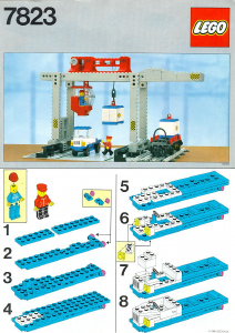 Bedienungsanleitung Lego set 7823 Trains Verladestation