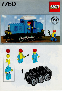 Handleiding Lego set 7760 Trains Diesellocomatief