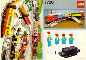 Manual Lego set 7720 Trains Diesel freight train