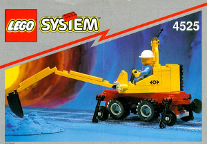 Bedienungsanleitung Lego set 4525 Trains Schaufelbagger