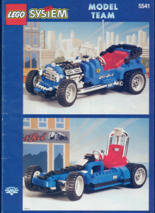 Bedienungsanleitung Lego set 5541 Model Team Blue fury