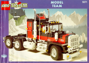 Handleiding Lego set 5571 Model Team Grote truck