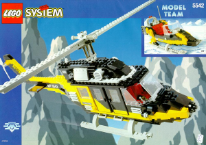 Bedienungsanleitung Lego set 5542 Model Team Black Thunder Hubschrauber