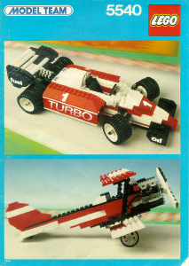 Bedienungsanleitung Lego set 5540 Model Team Formel-1-Rennfahrer