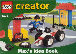 Handleiding Lego set 4173 Creator Max zijn pitstop