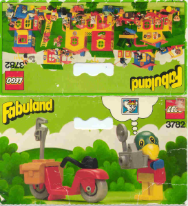 Manual Lego set 3782 Fabuland Paul Parrot