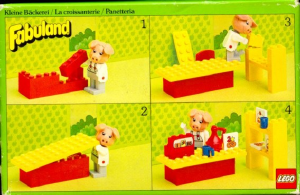 Handleiding Lego set 3796 Fabuland Patricia Piglet in haar bakkerij