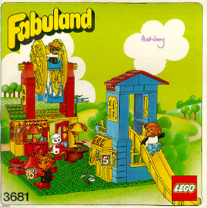 Bedienungsanleitung Lego set 3681 Fabuland Vergnügungspark