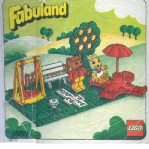 Manual Lego set 3659 Fabuland Parque infantil
