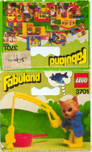 Bedienungsanleitung Lego set 3701 Fabuland Charlie Katze Fischer