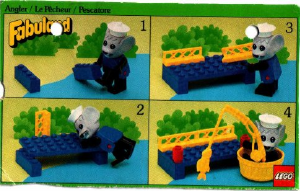 Handleiding Lego set 3717 Fabuland Vissen in een ton