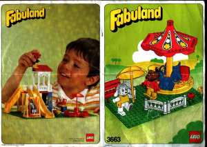 Manual Lego set 3663 Fabuland Merry-Go-Round