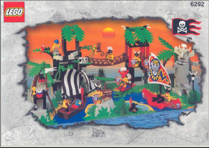 Bedienungsanleitung Lego set 6292 Pirates Verzauberte Schatzinsel