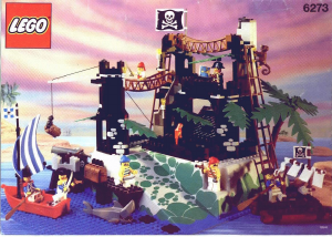 Bedienungsanleitung Lego set 6273 Pirates Piraten Nest