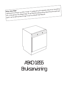 Bruksanvisning Asko 1855 Diskmaskin